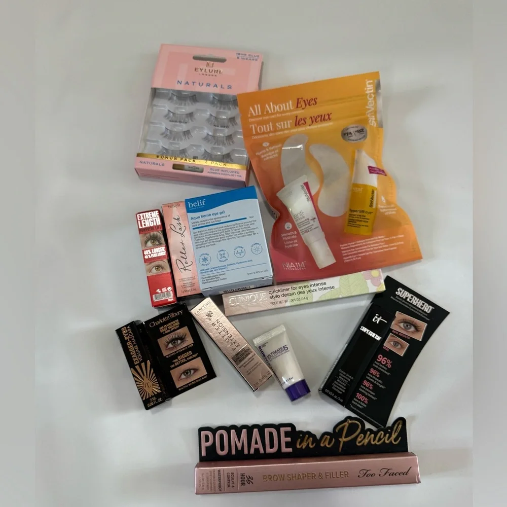 Too faced NWT Assorted Eye & Brow Beauty Lot all brand new